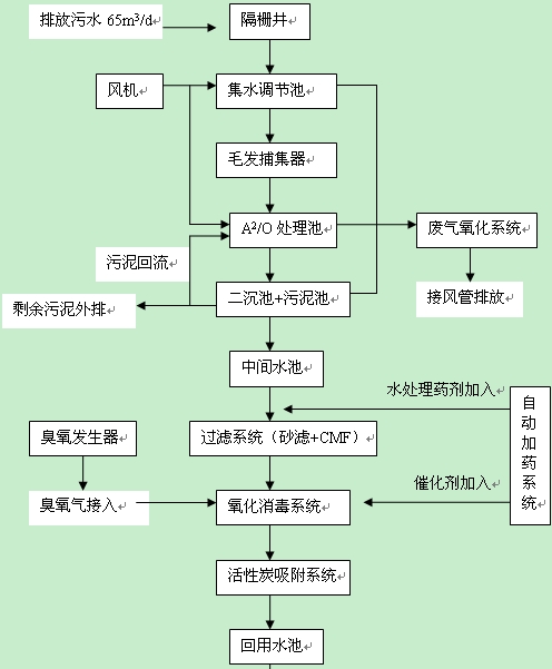二级处理污水生化处理工艺图 二级处理污水生化处理工艺图